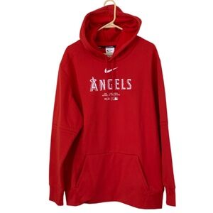 Nike Baseball Angels Red Therma Fit Men's Hoodie - XL